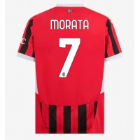 AC Milan Alvaro Morata #7 Domaci Dres 2024-25 Kratak Rukav